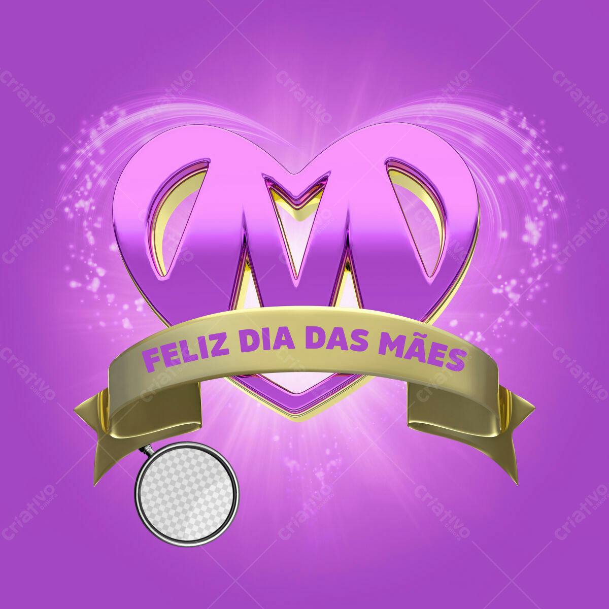 Flyer Dia das Mães PSD Editável