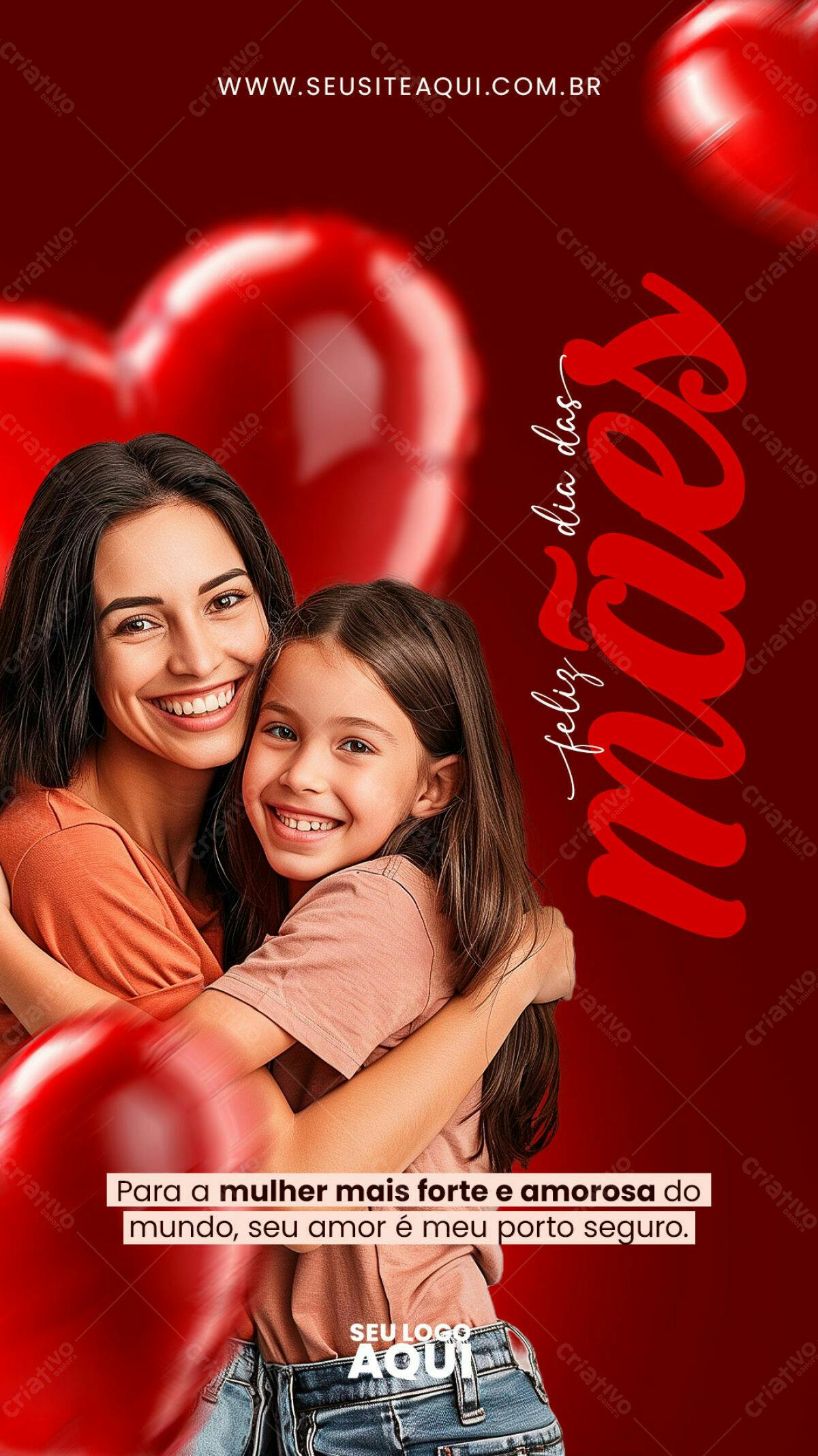Flyer Dia das Mães PSD Editável