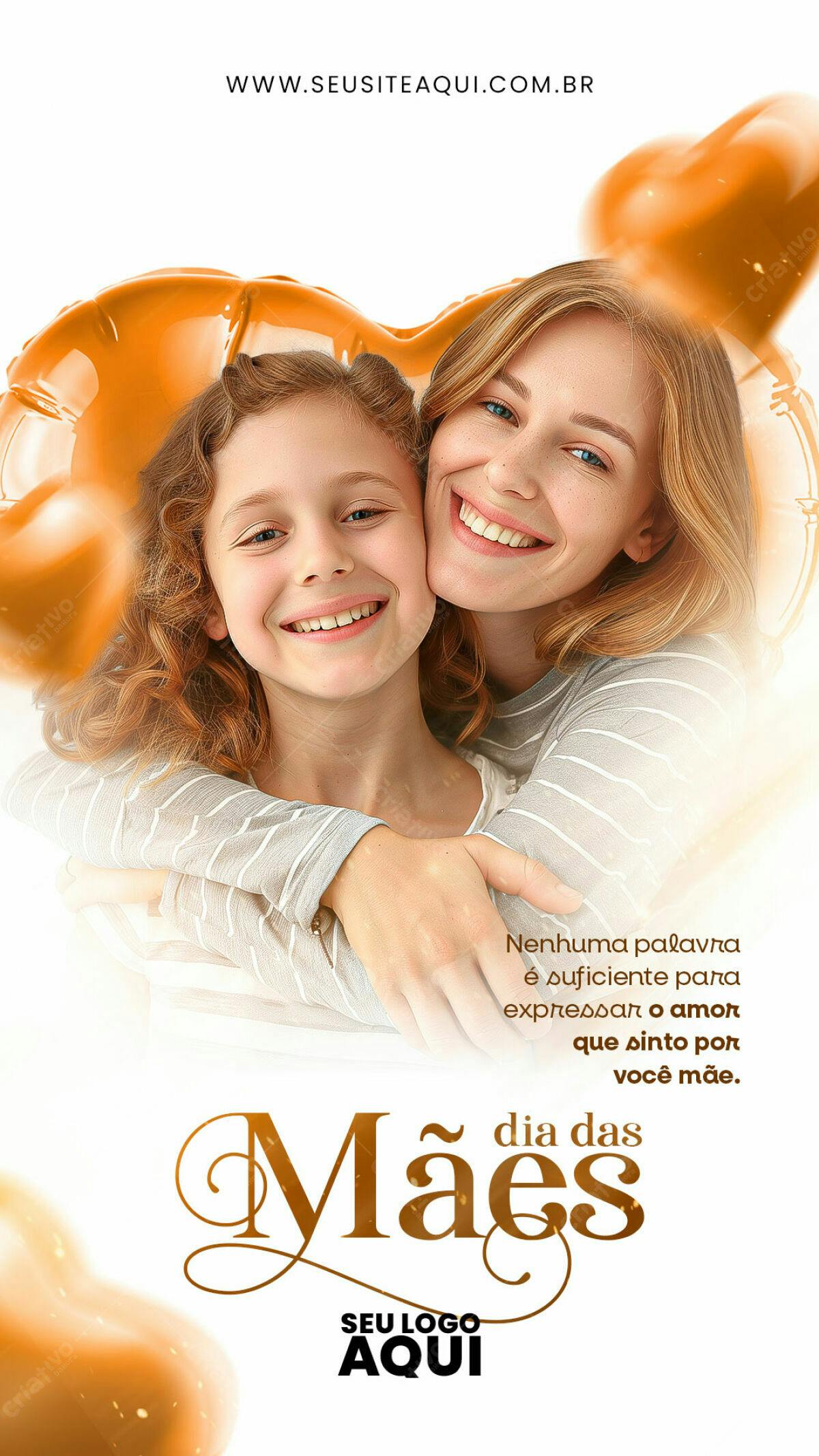 Flyer Dia das Mães PSD Editável