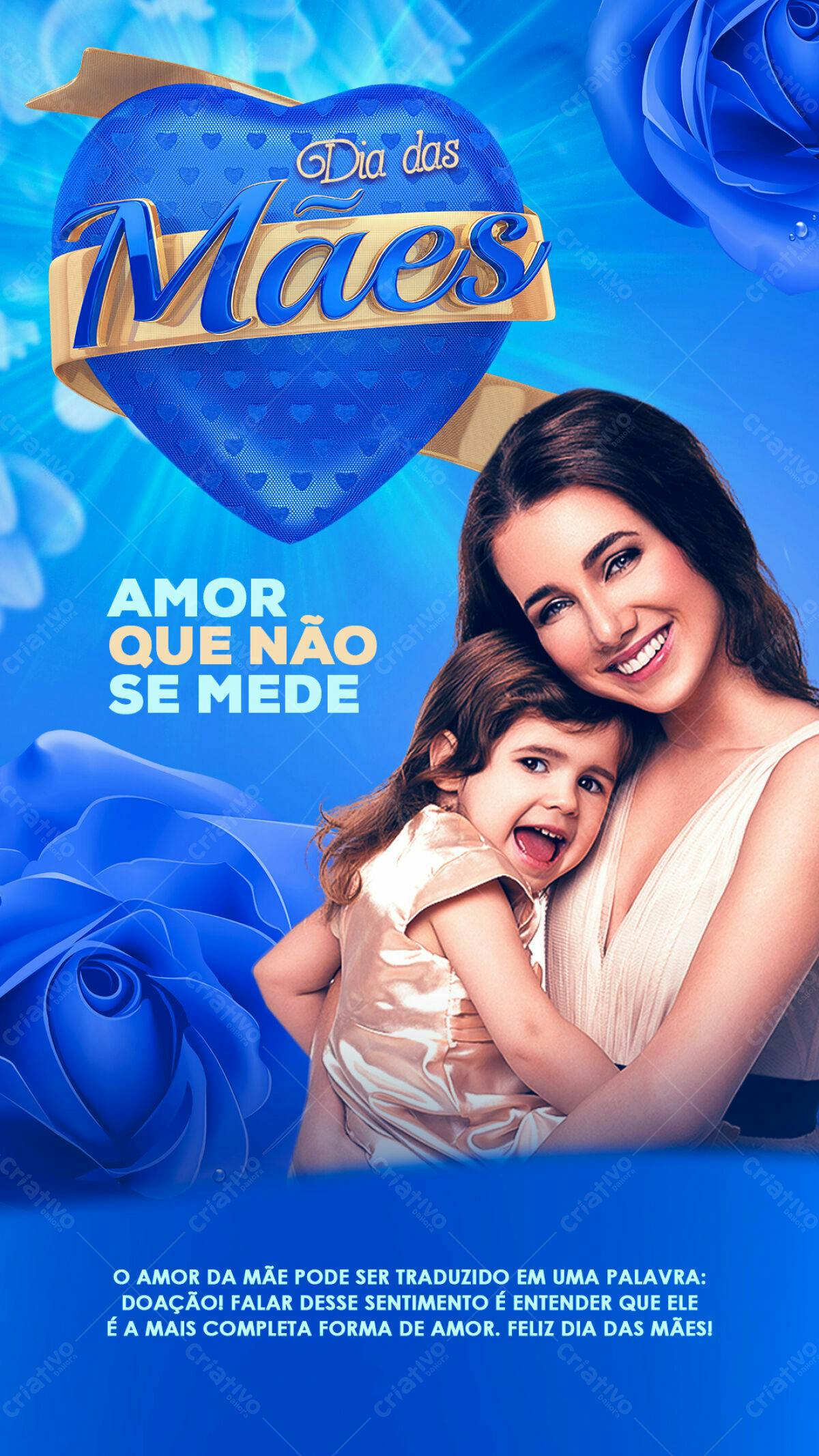 Flyer Dia das Mães PSD Editável