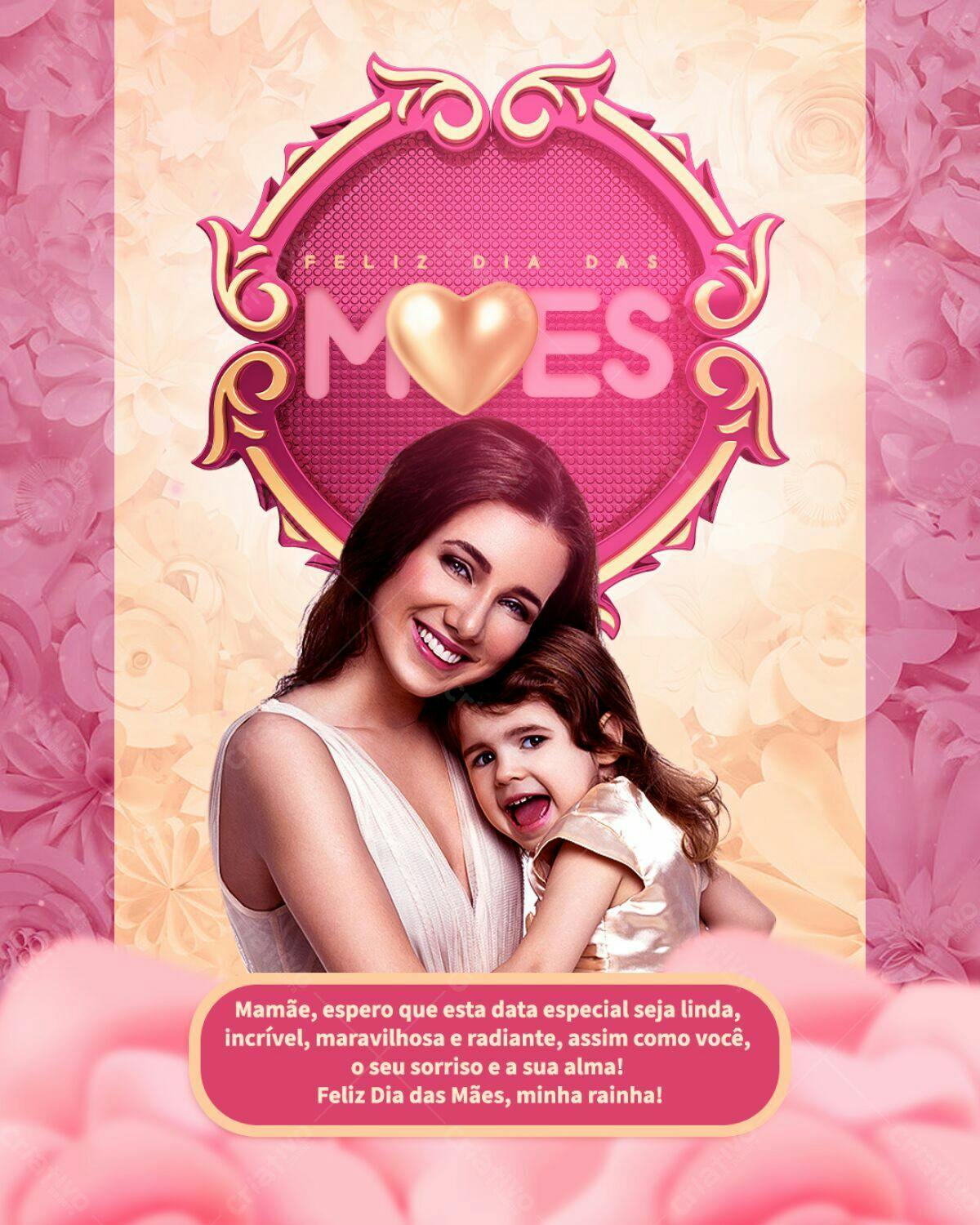 Flyer Dia das Mães PSD Editável