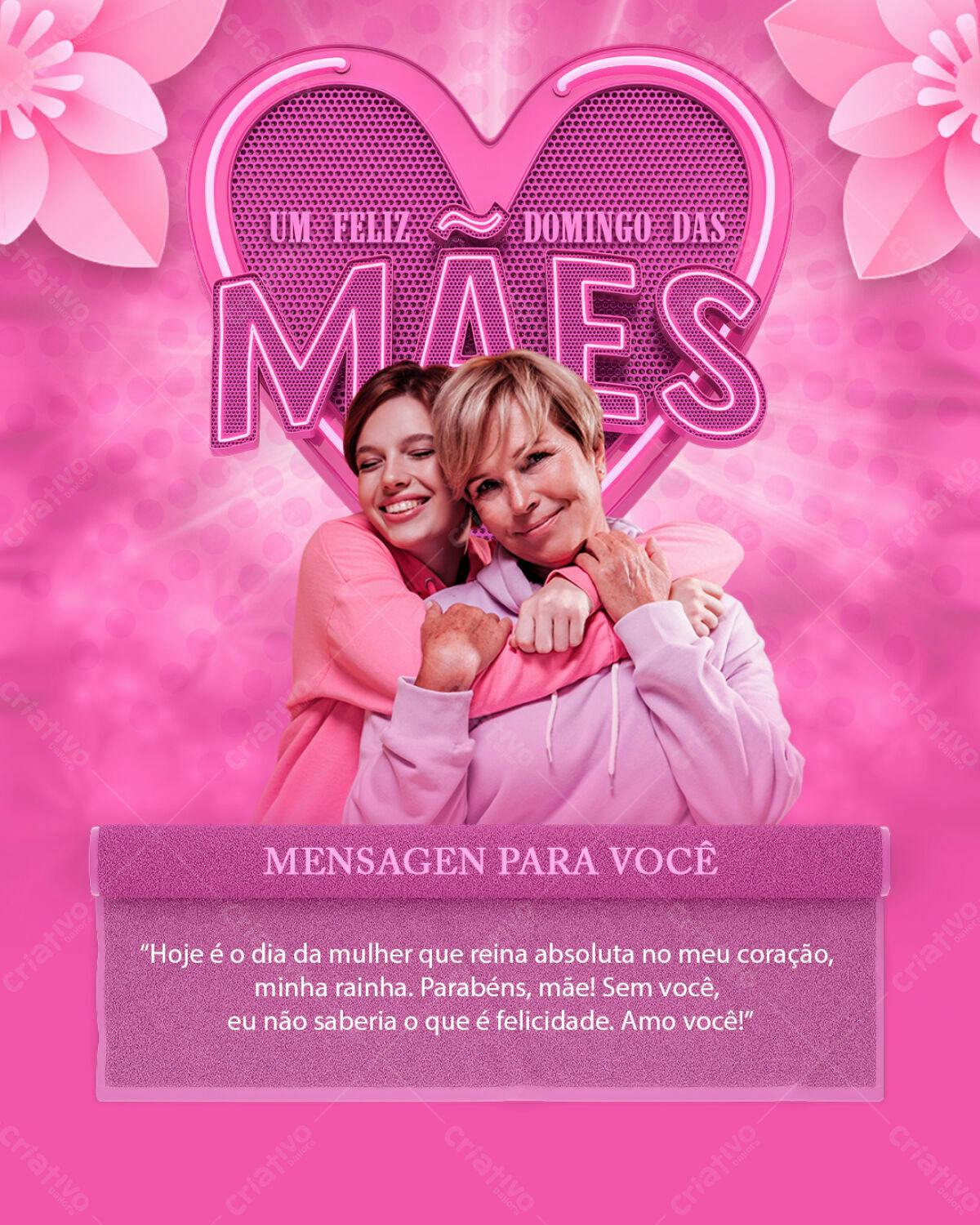 Flyer Dia das Mães PSD Editável