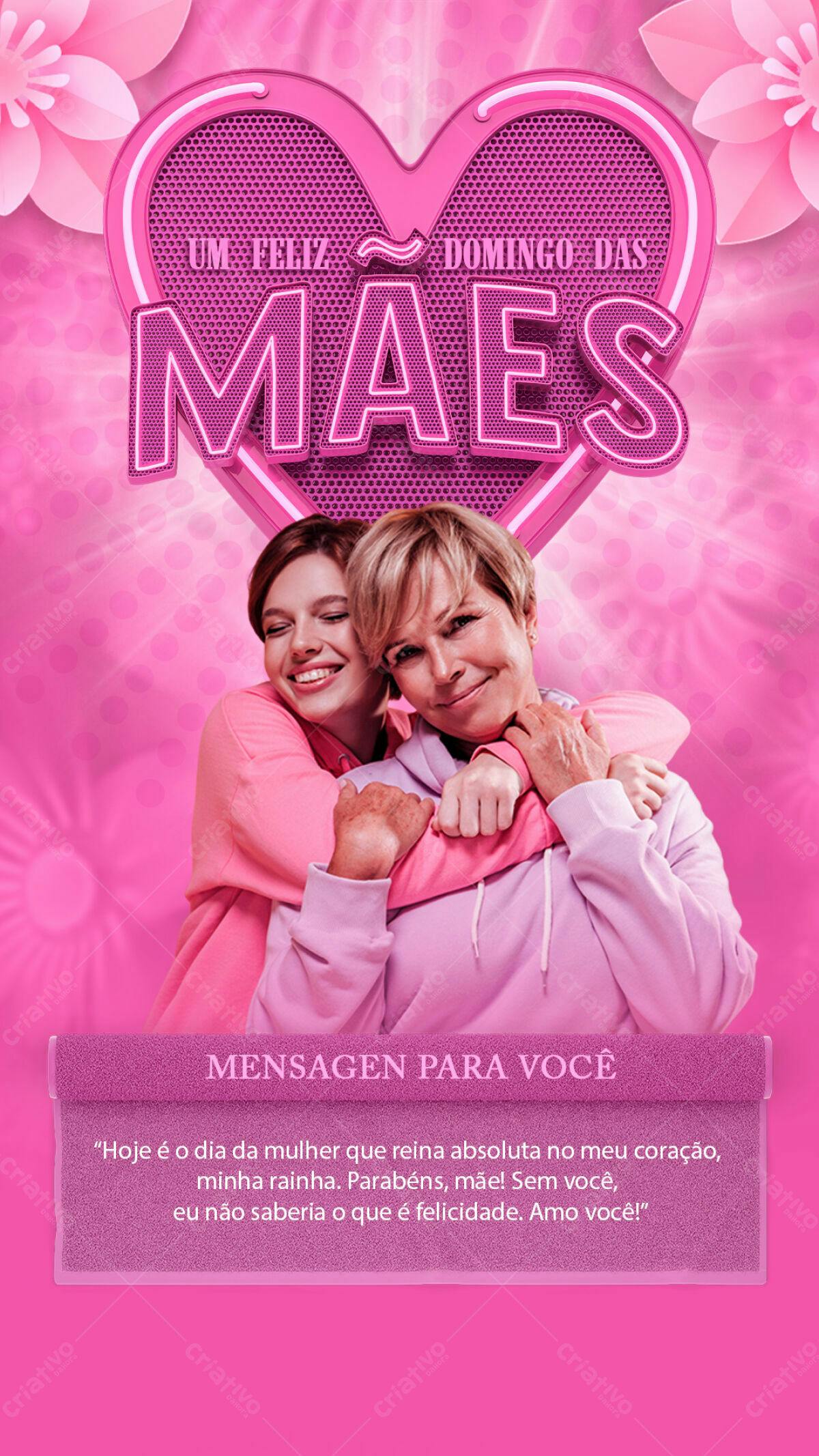 Flyer Dia das Mães PSD Editável