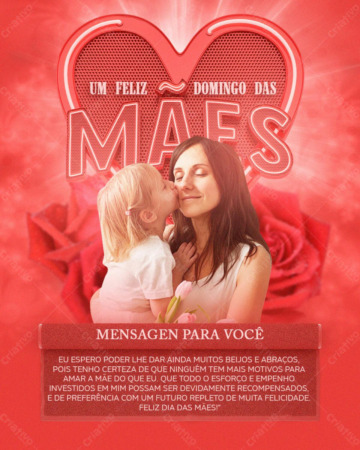 Flyer Dia das Mães PSD Editável