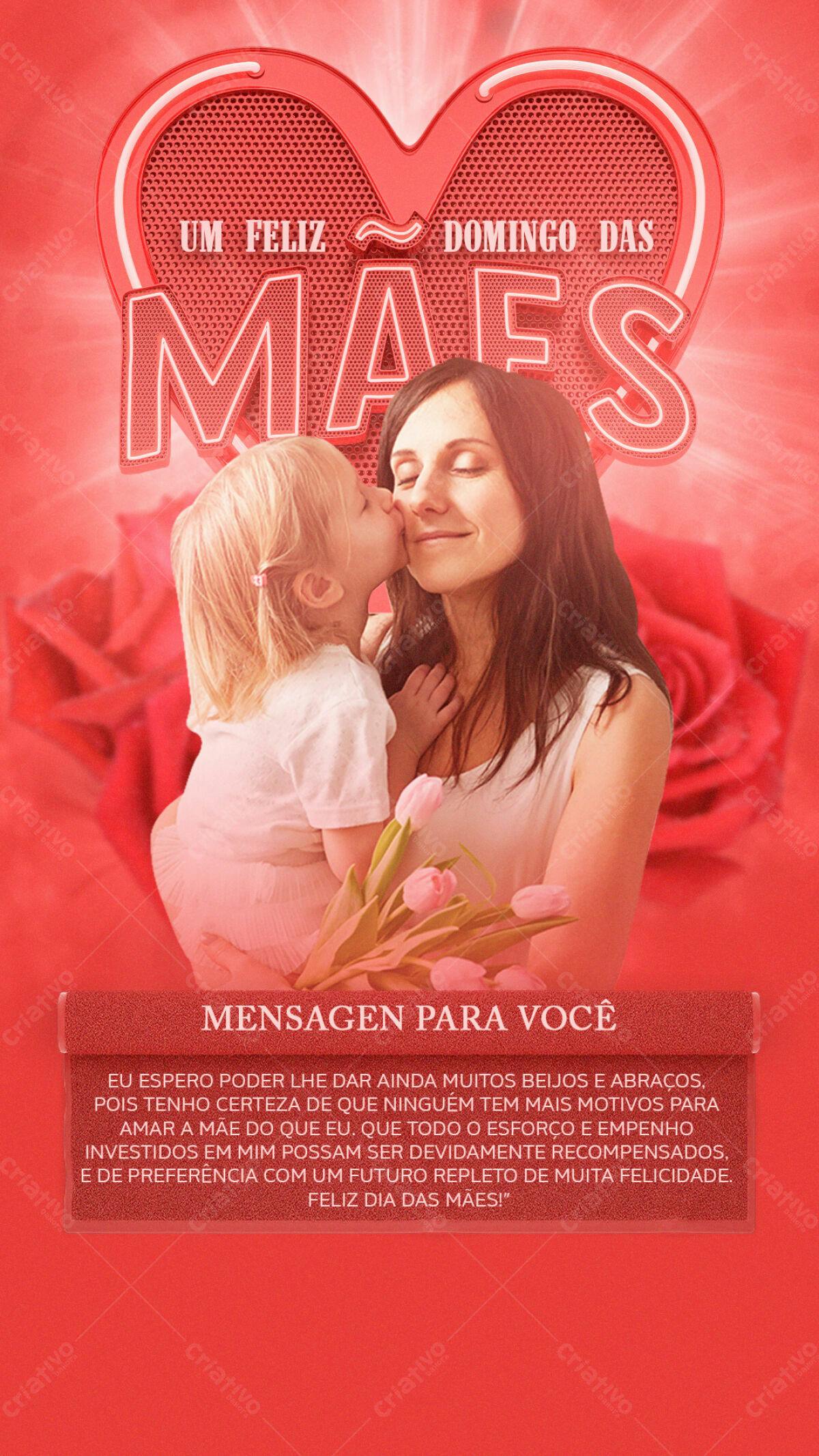 Flyer Dia das Mães PSD Editável