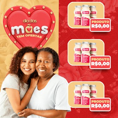 Arte para dia das mães modelo supermercado 21