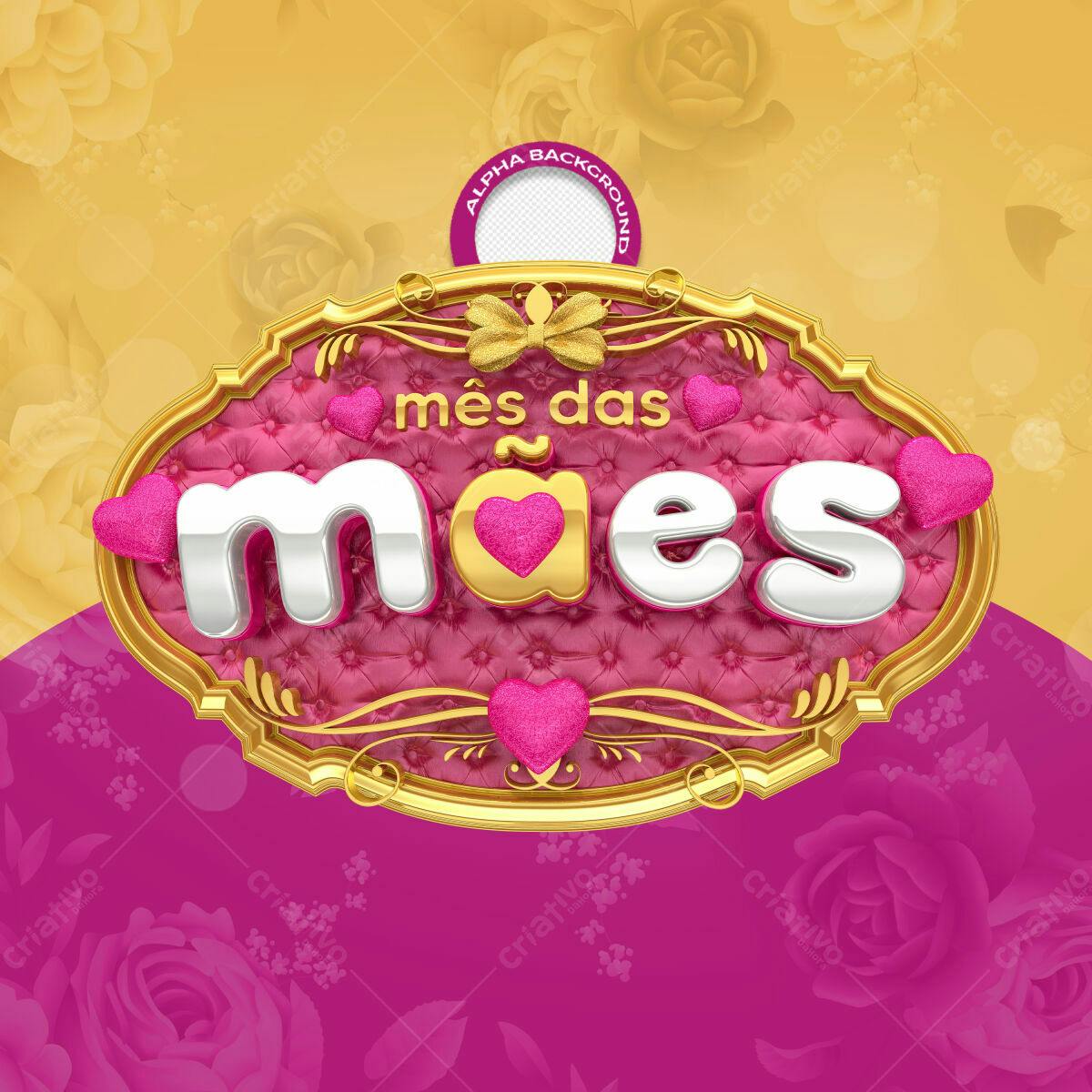 Banner Dia das Mães PSD Editável