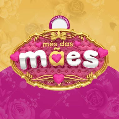 Campanha feliz dia das mães modelo rosa 01