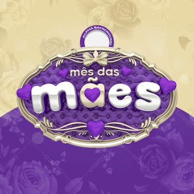 Campanha feliz dia das mães modelo roxo 01