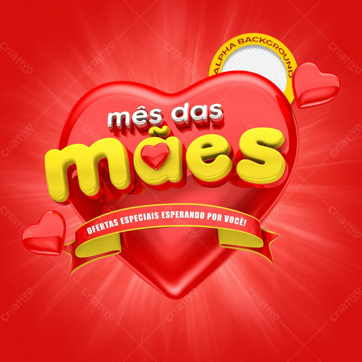 Flyer Dia das Mães PSD Editável