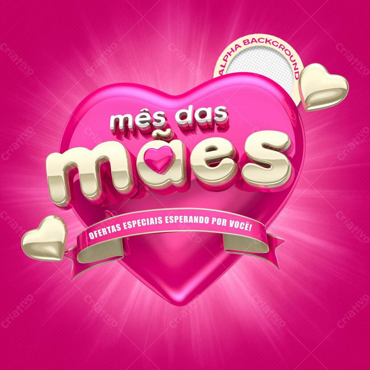 Flyer Dia das Mães PSD Editável