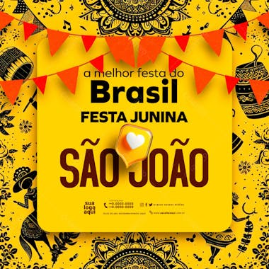 São joão festa junina feed 1