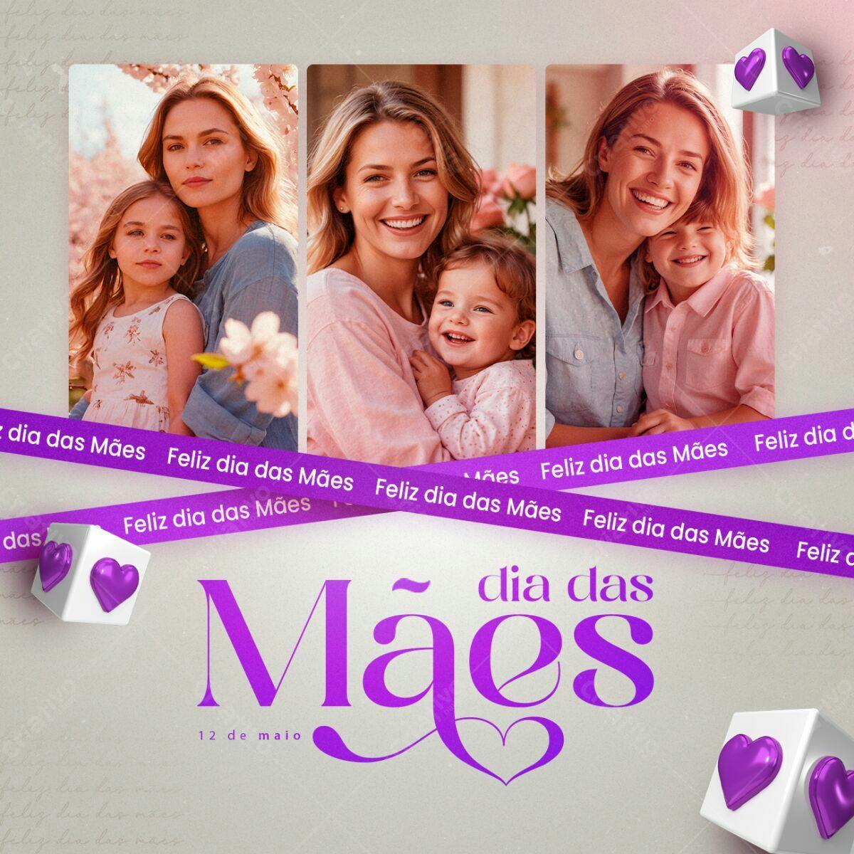 Post para o Dia das Mães PSD Editável