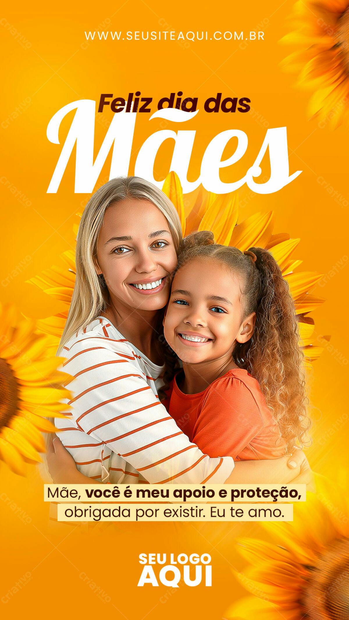 Flyer Dia das Mães PSD Editável