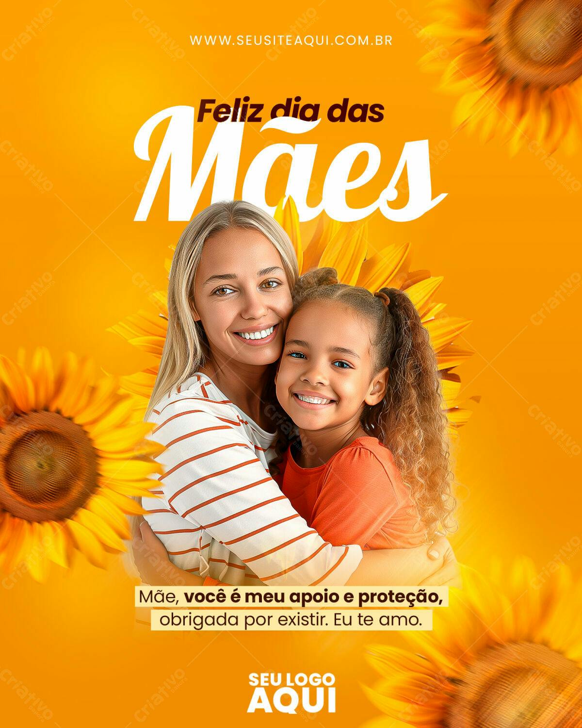 Flyer Dia das Mães PSD Editável