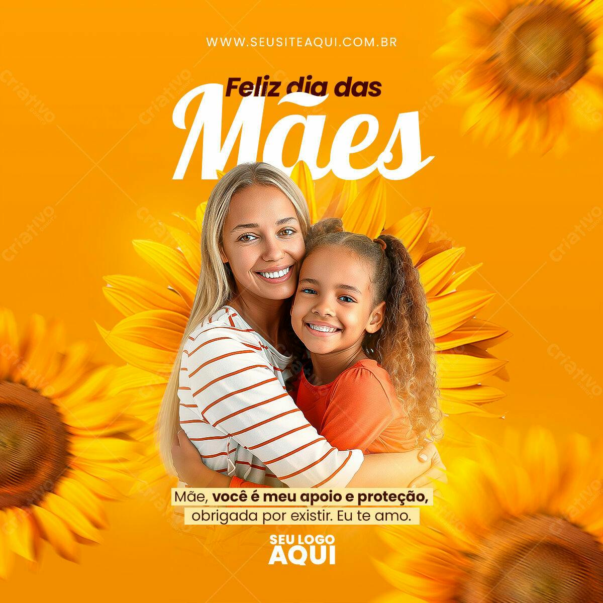 Postagem Dia das Mães PSD Editável