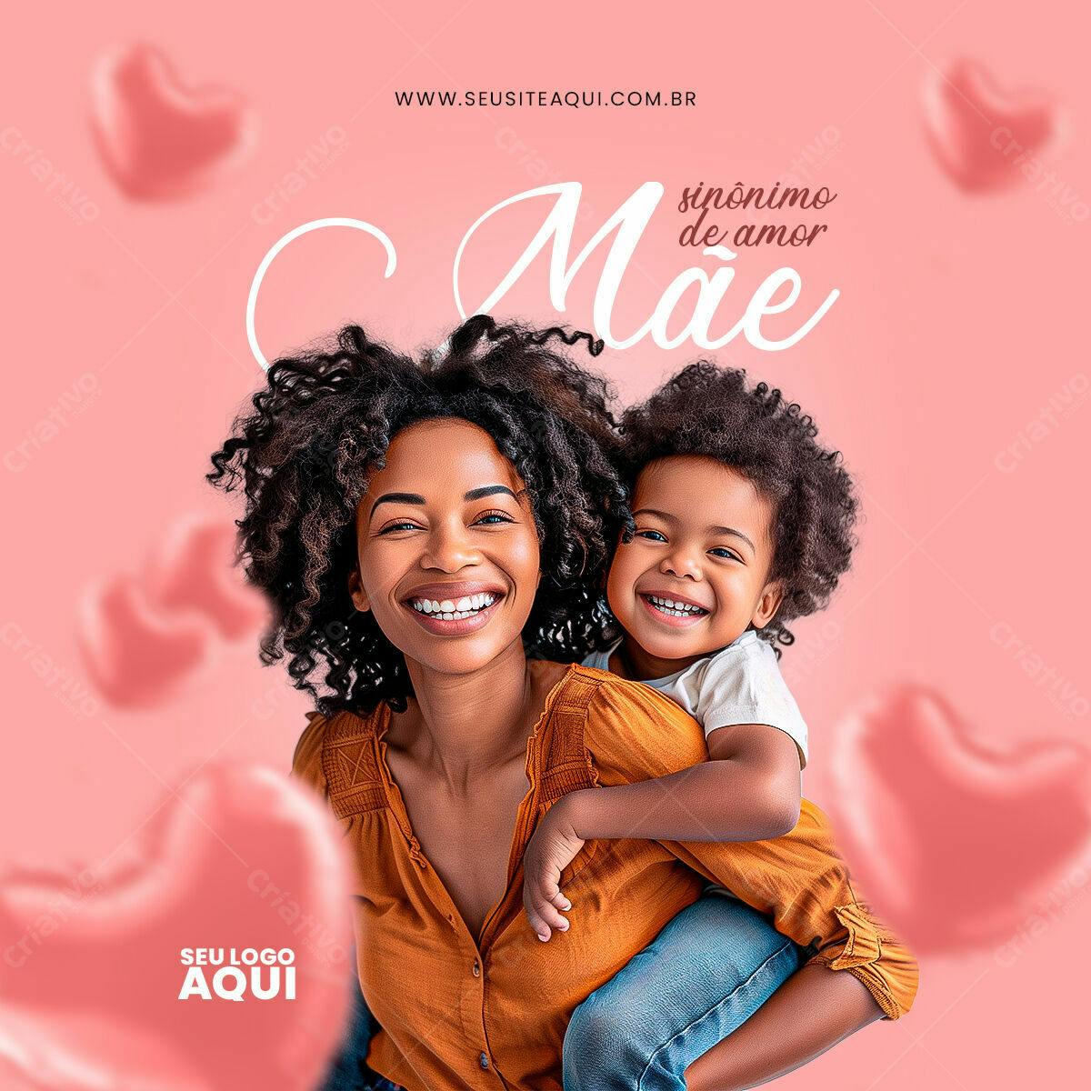 Postagem Dia das Mães PSD Editável