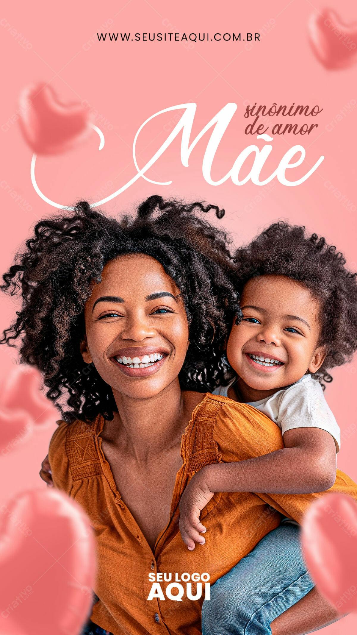 Flyer Dia das Mães PSD Editável