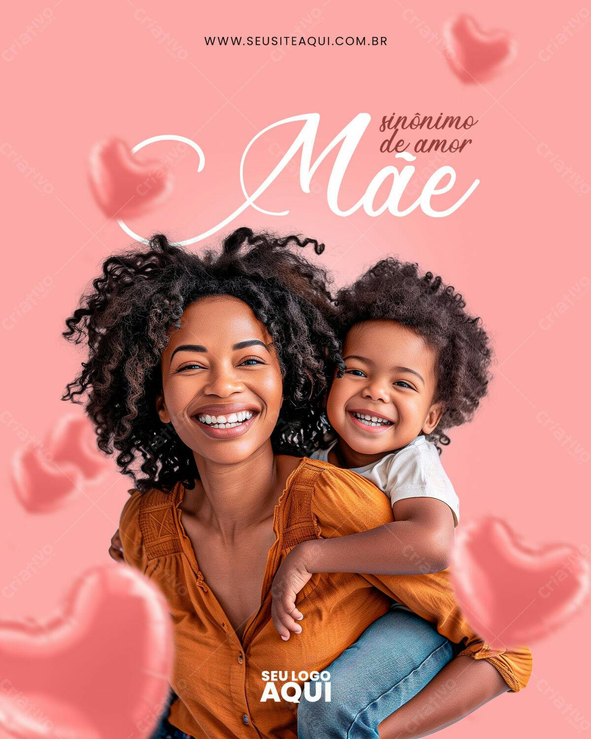 Flyer Dia das Mães PSD Editável