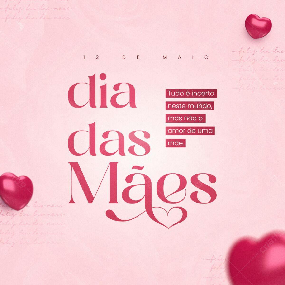 Postagem Dia das Mães PSD Editável