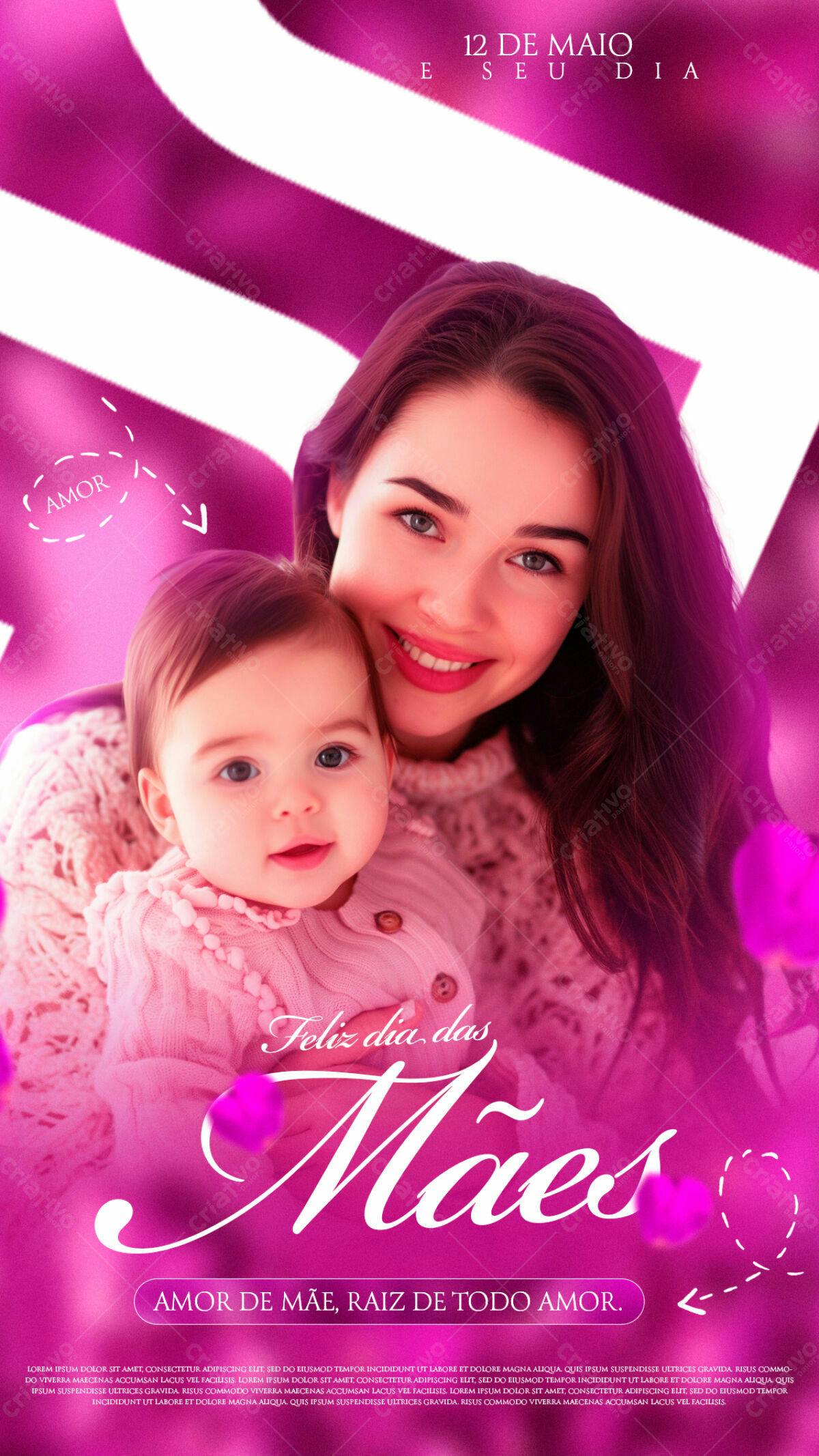 Flyer Dia das Mães PSD Editável