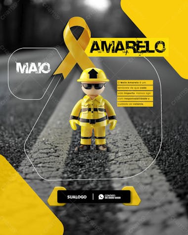 O maio amarelo promove conscientização sobre segurança no trânsito 2