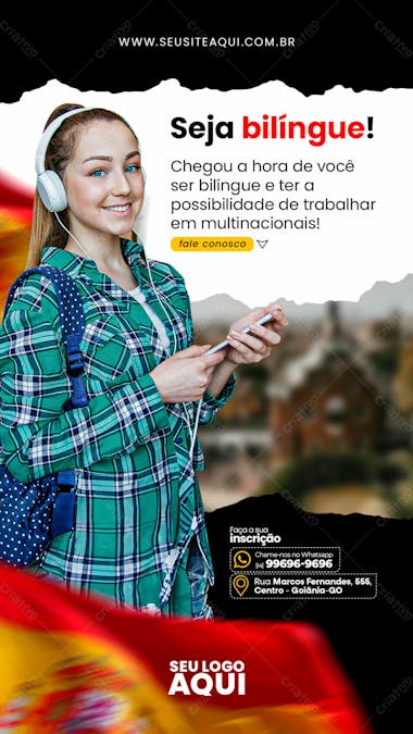 Story aulas de espanhol idiomas