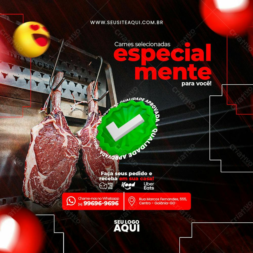 Feed Quadrado Açougue Carnes