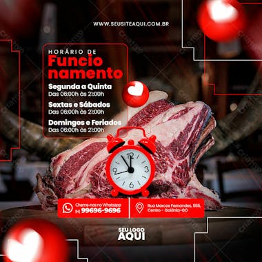 Feed quadrado açougue carnes