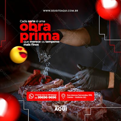 Feed Quadrado Açougue Carnes