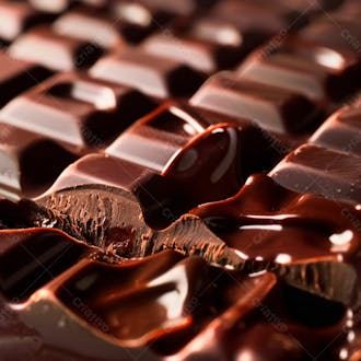 Um close de uma barra de chocolate 2