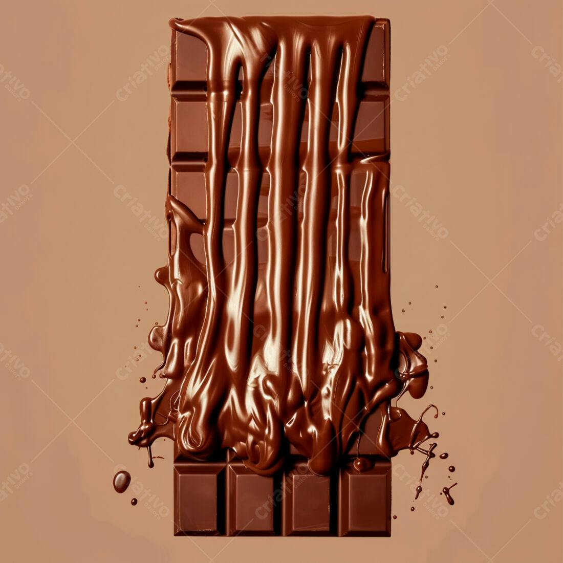 Barra de Chocolate Derretido