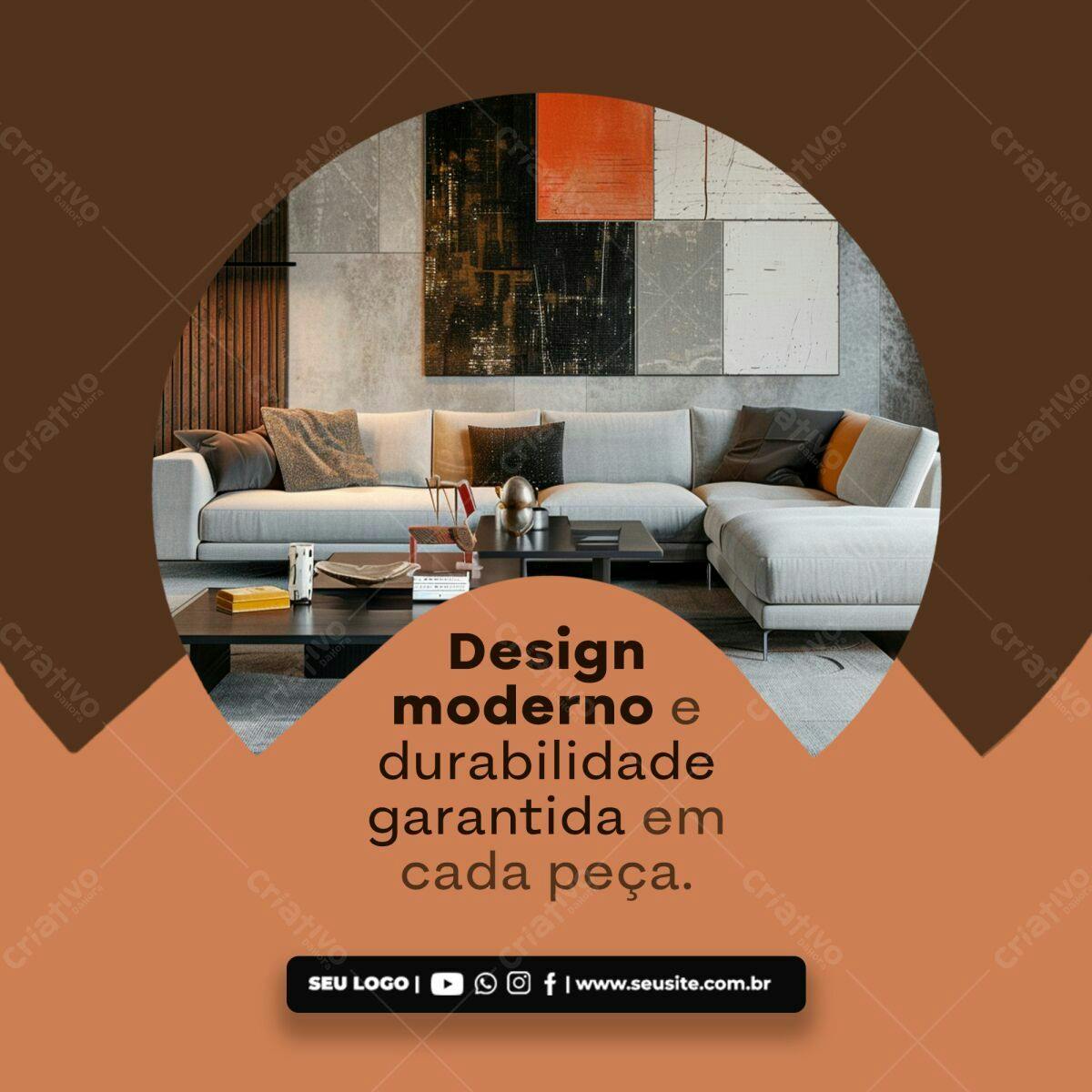 Post para Redes Sociais PSD Editável