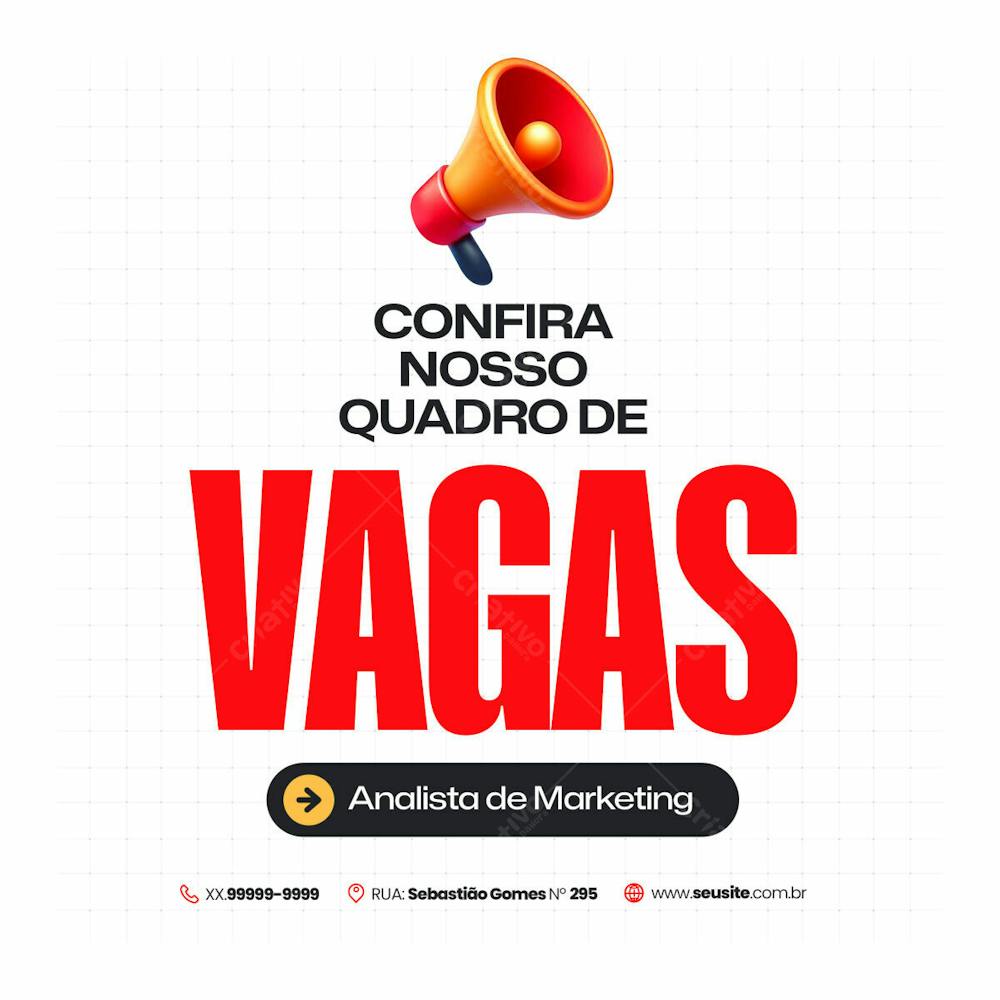 Estamos Contratando Confira O Quadro De Vagas