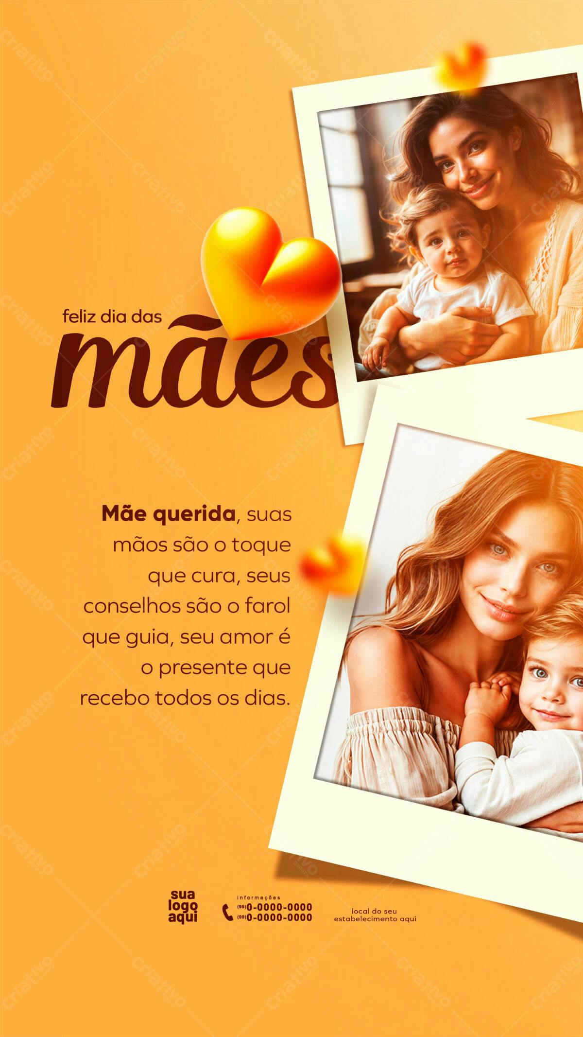 Flyer Dia das Mães PSD Editável