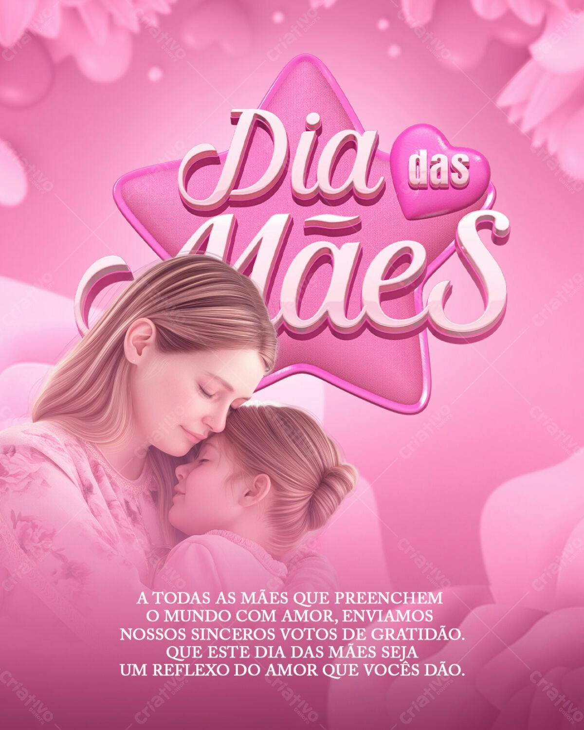 Flyer Dia das Mães PSD Editável