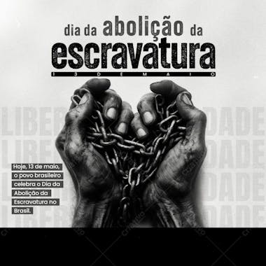 Dia da abolição da escravatura