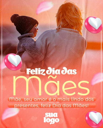 Arte Social Media Dia Das Mães Mae E Filho