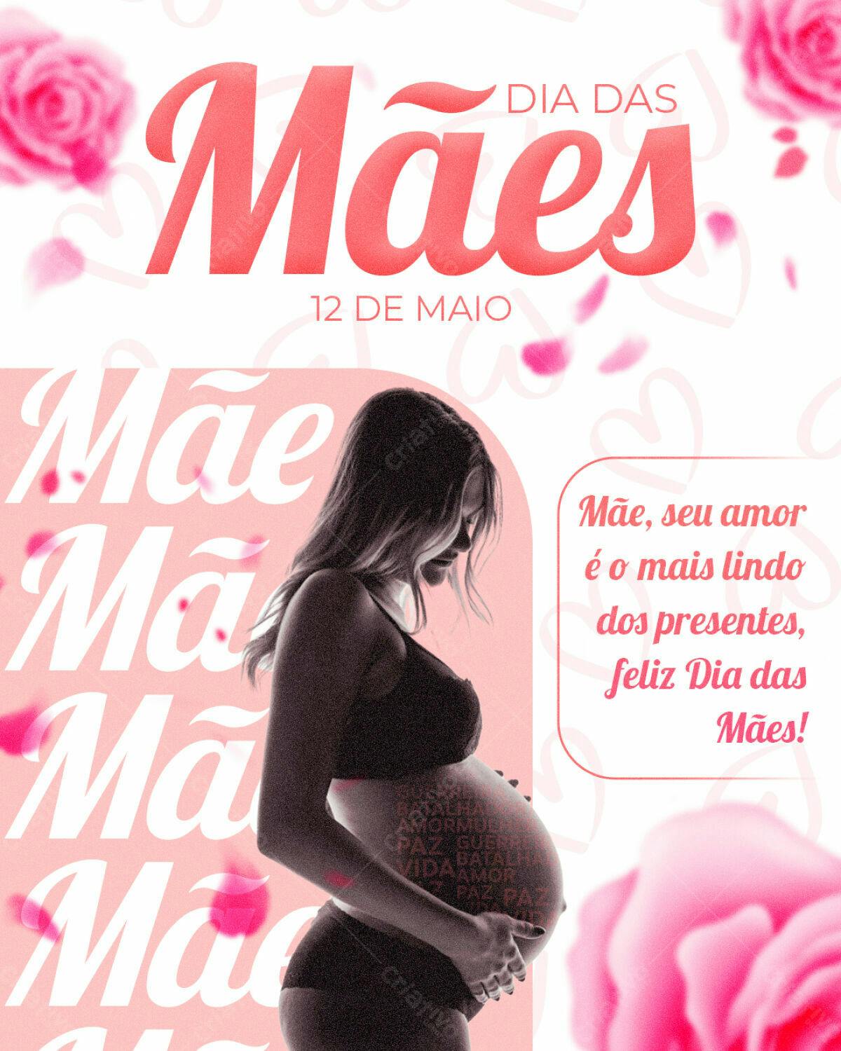 Flyer Dia das Mães PSD Editável