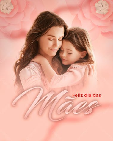 Mensagen comemorativa para o dia das mães modelo rosa 05