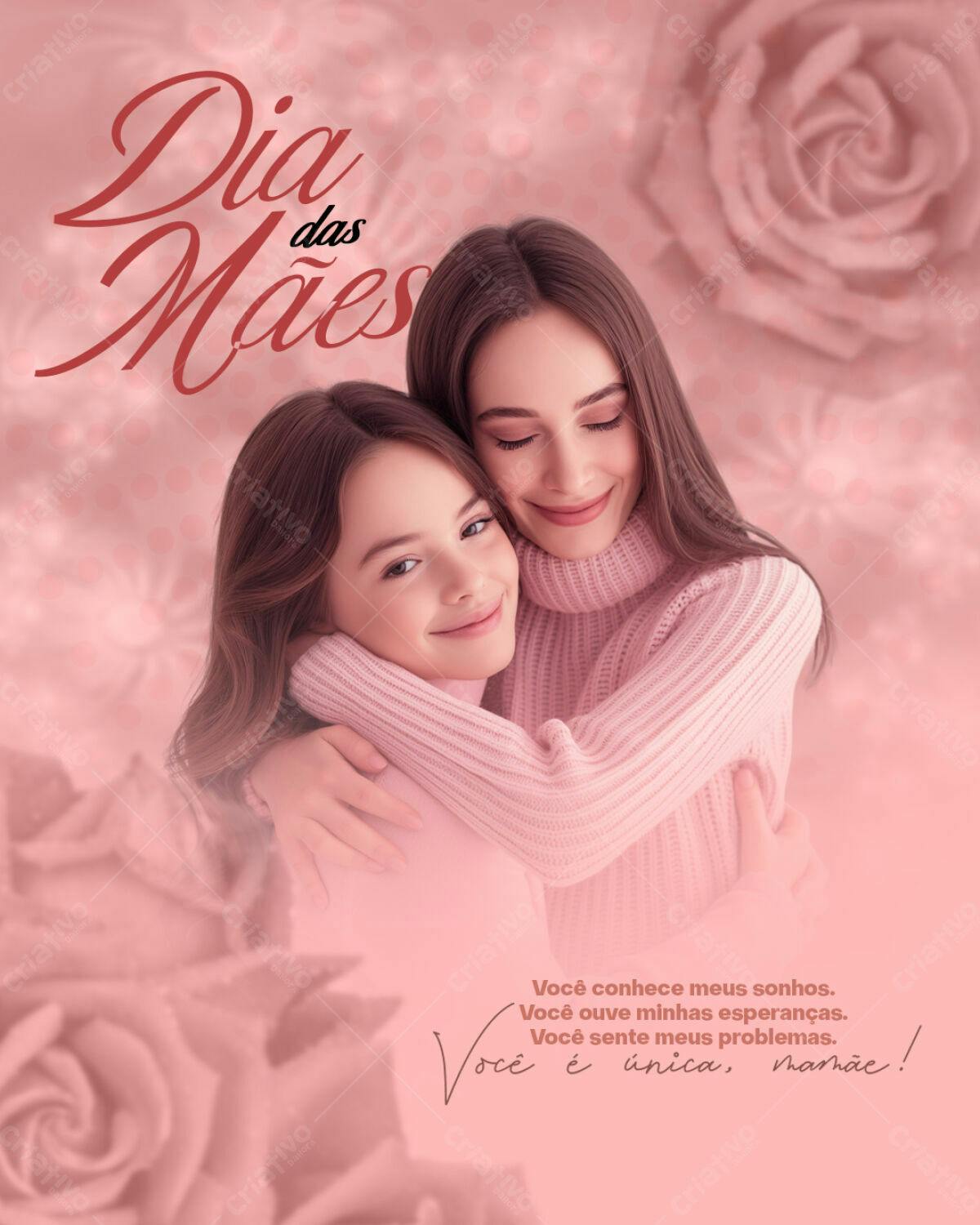 Flyer para o Dia das Mães PSD Editável