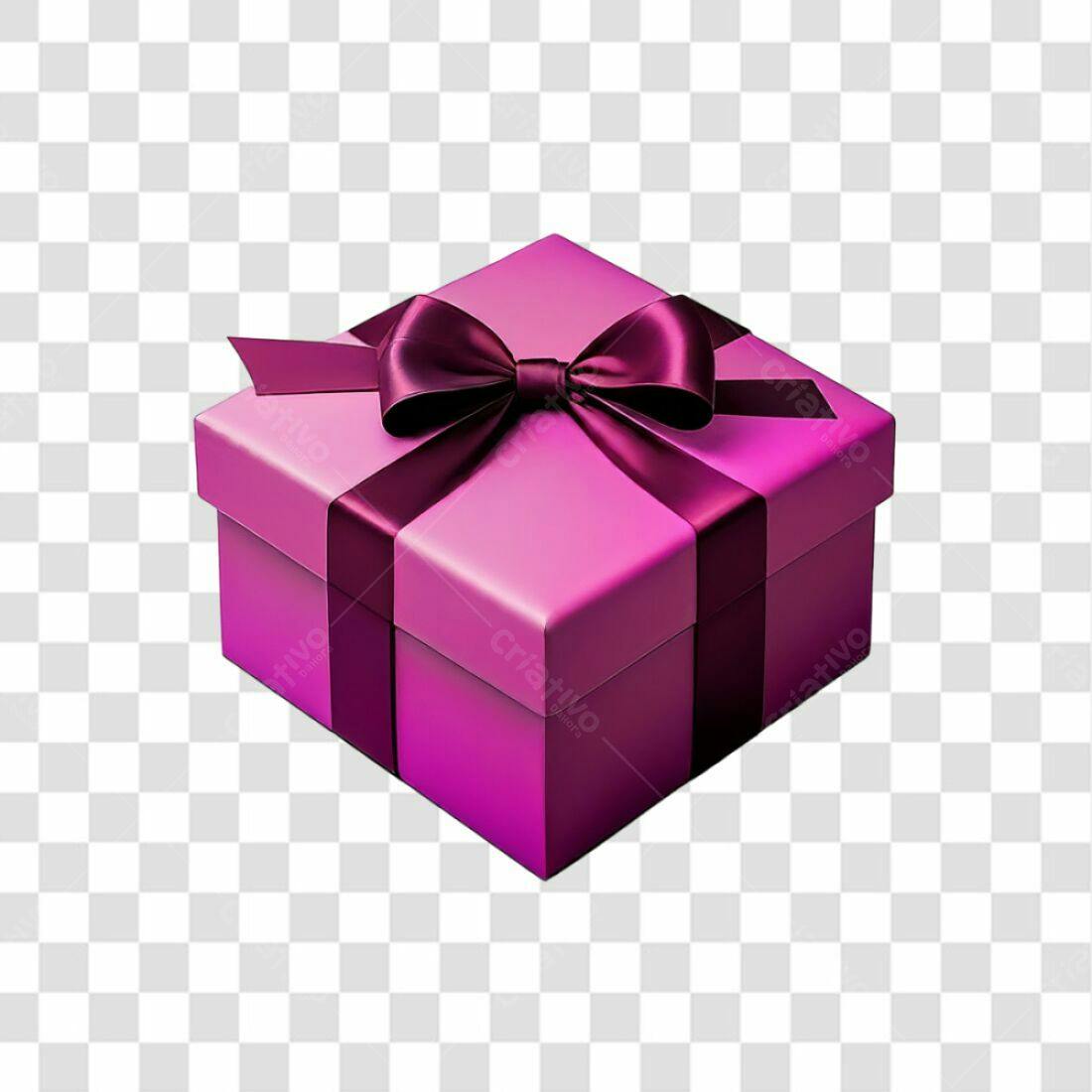 Icone Presente Rosa e Roxo PNG com fundo transparente