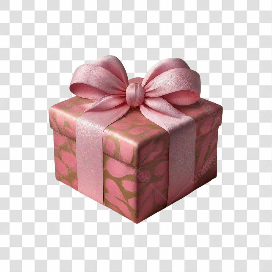 Icone Presente Rosa para Dia dos Namorados PNG com fundo transparente