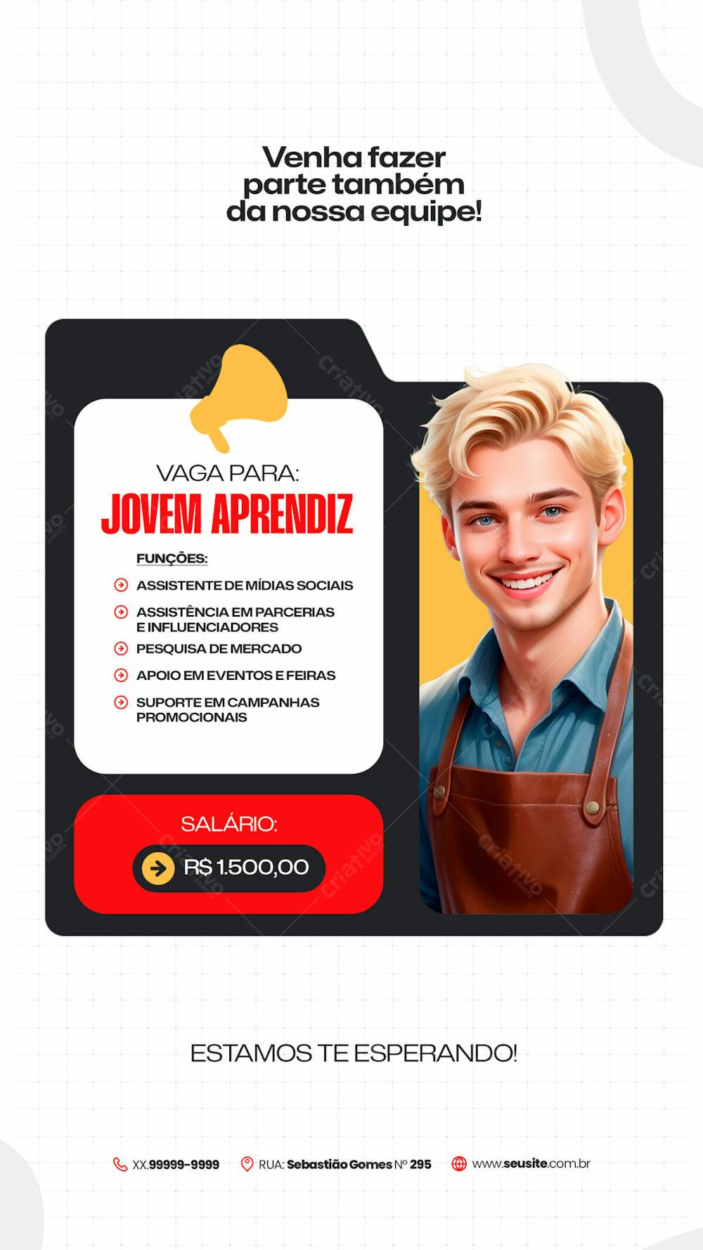 Você Que Está Começando A Carreira, Estamos Te Esperando Vaga Para Jovem Aprendiz