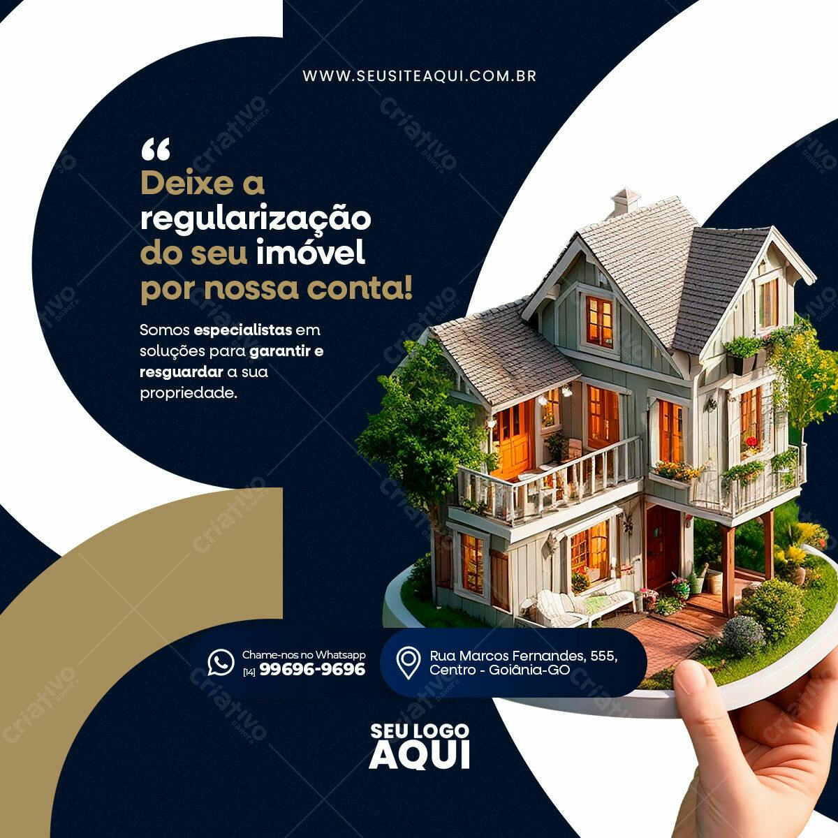 Postagem Imobiliária PSD Editável