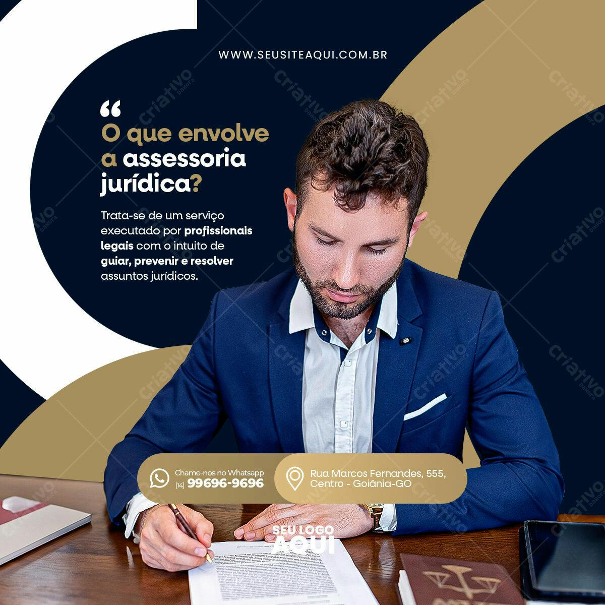 Post para Advocacia PSD Editável