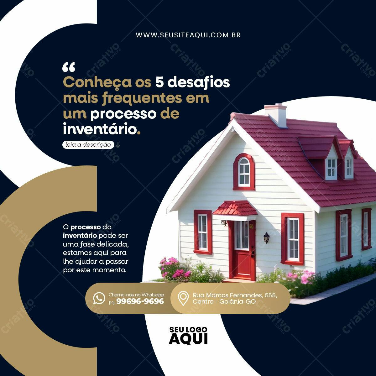 Postagem para Imóveis PSD Editável