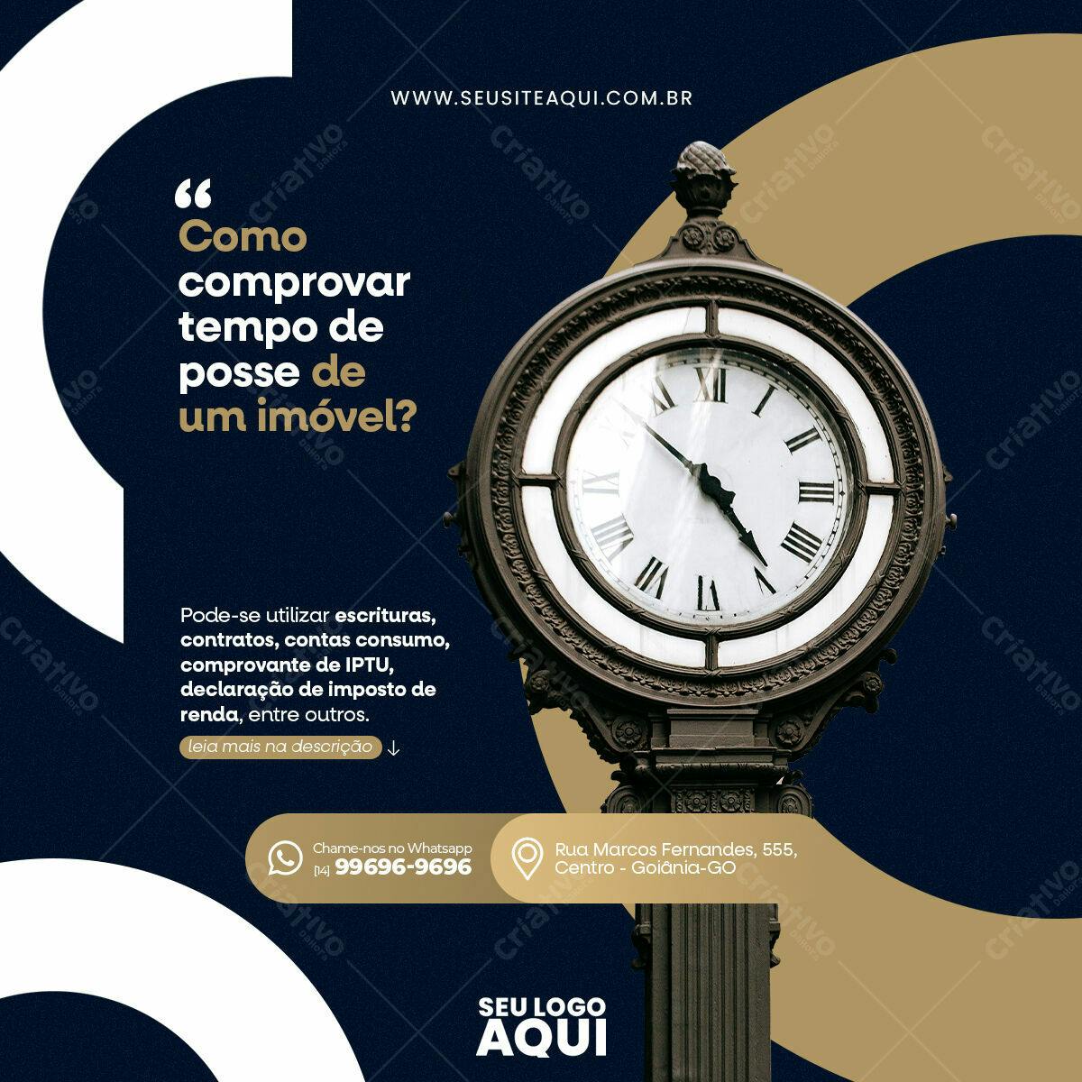 Post para Imóveis PSD Editável
