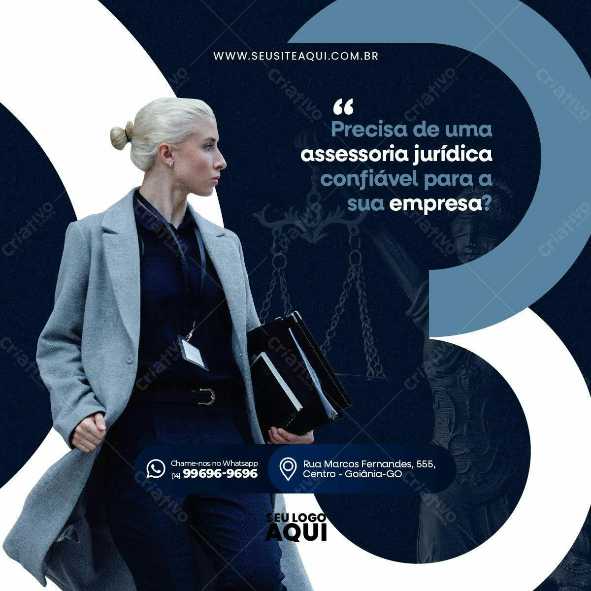 Post para Advocacia PSD Editável