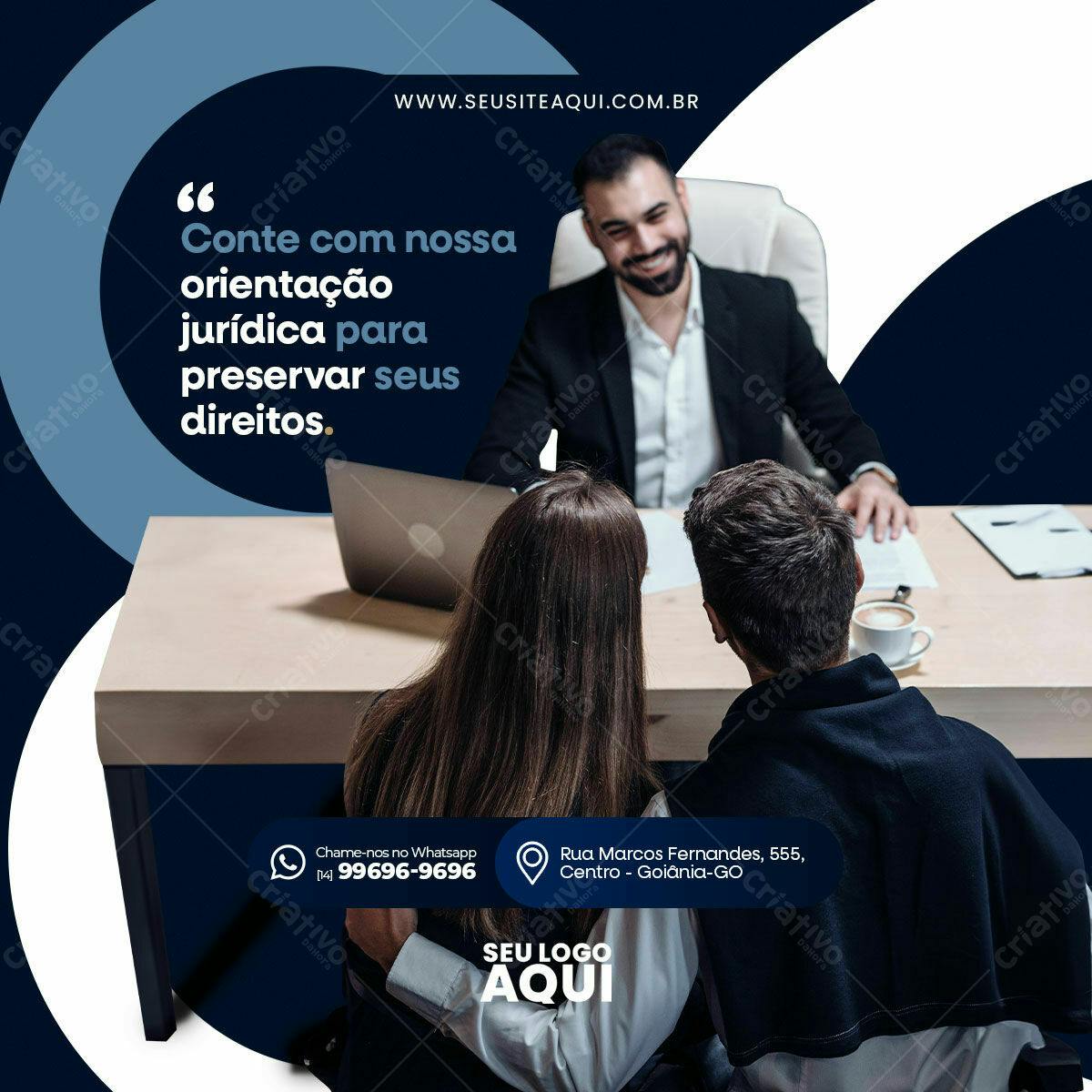 Postagem para Consultoria Jurídica PSD Editável